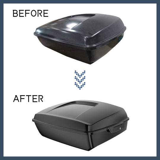 Tour Trunk Pack Latches and Hinges: Color-Matched Kit for Mocardine, Razor, Chopped, and King Tour Trunk Packs