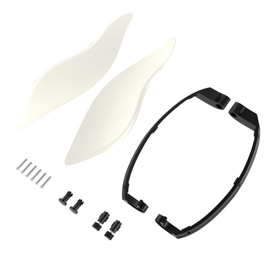 ADJUSTABLE FAIRING AIR DEFLECTORS FOR 2014-2023 HARLEY BATWING