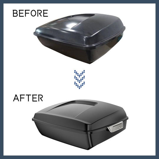 Tour Trunk Pack Latches and Hinges: Color-Matched Kit for Mocardine, Razor, Chopped, and King Tour Trunk Packs