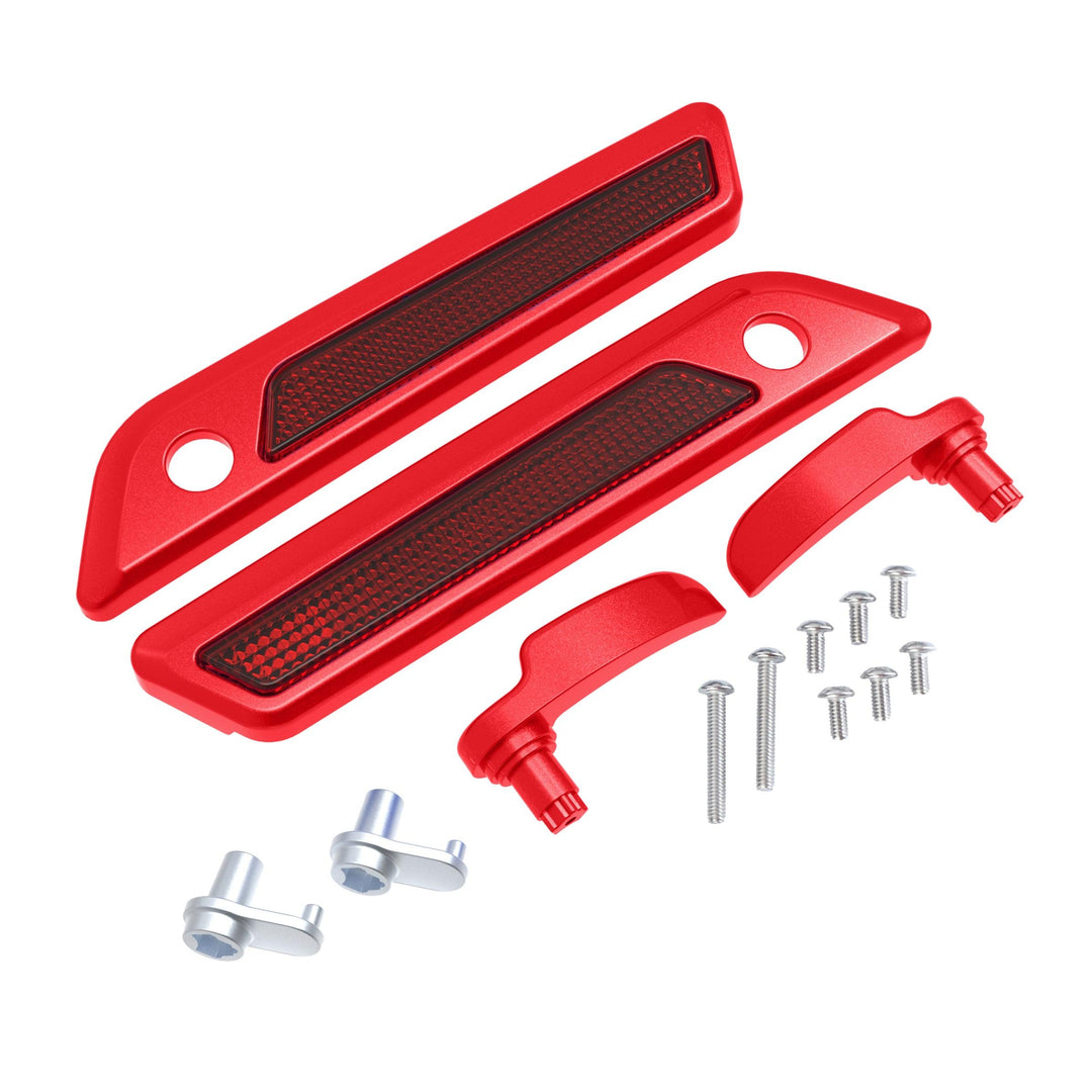 COLOR MATCHED SADDLEBAG LID LEVER & LATCH COVER SET KIT FOR 2014+ HARLEY TOURING