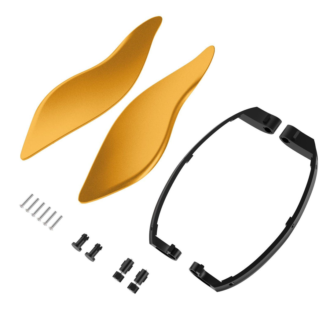 ADJUSTABLE FAIRING AIR DEFLECTORS FOR 2014-2023 HARLEY BATWING