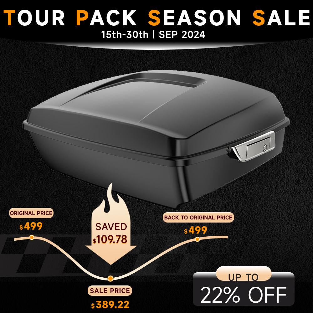 Detachable Chopped Tour Trunk Pack For 2014+ Touring