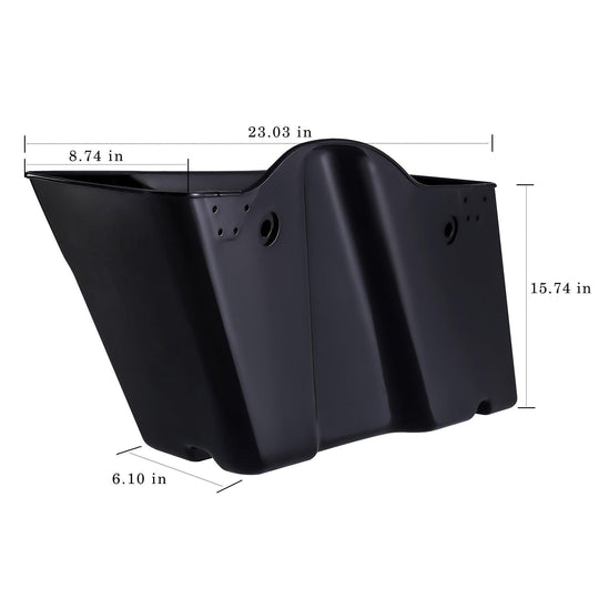 Color Matched Saddlebag Bottoms (Non-Stretched) for 1993-2013. Harley Touring