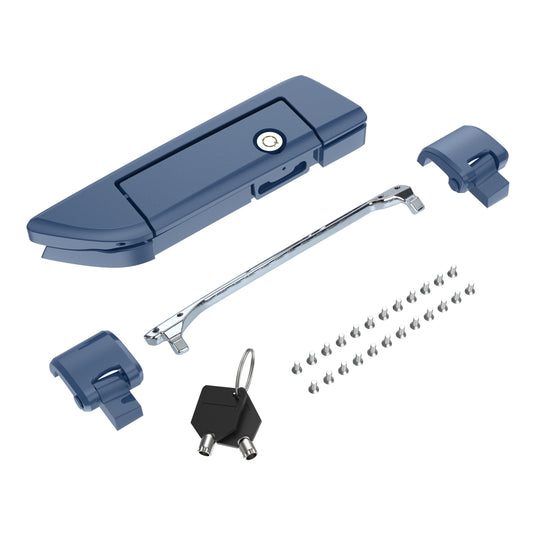Tour Trunk Pack Latches and Hinges: Color-Matched Kit for Mocardine, Razor, Chopped, and King Tour Trunk Packs