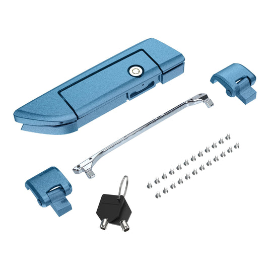 Tour Trunk Pack Latches and Hinges: Color-Matched Kit for Mocardine, Razor, Chopped, and King Tour Trunk Packs