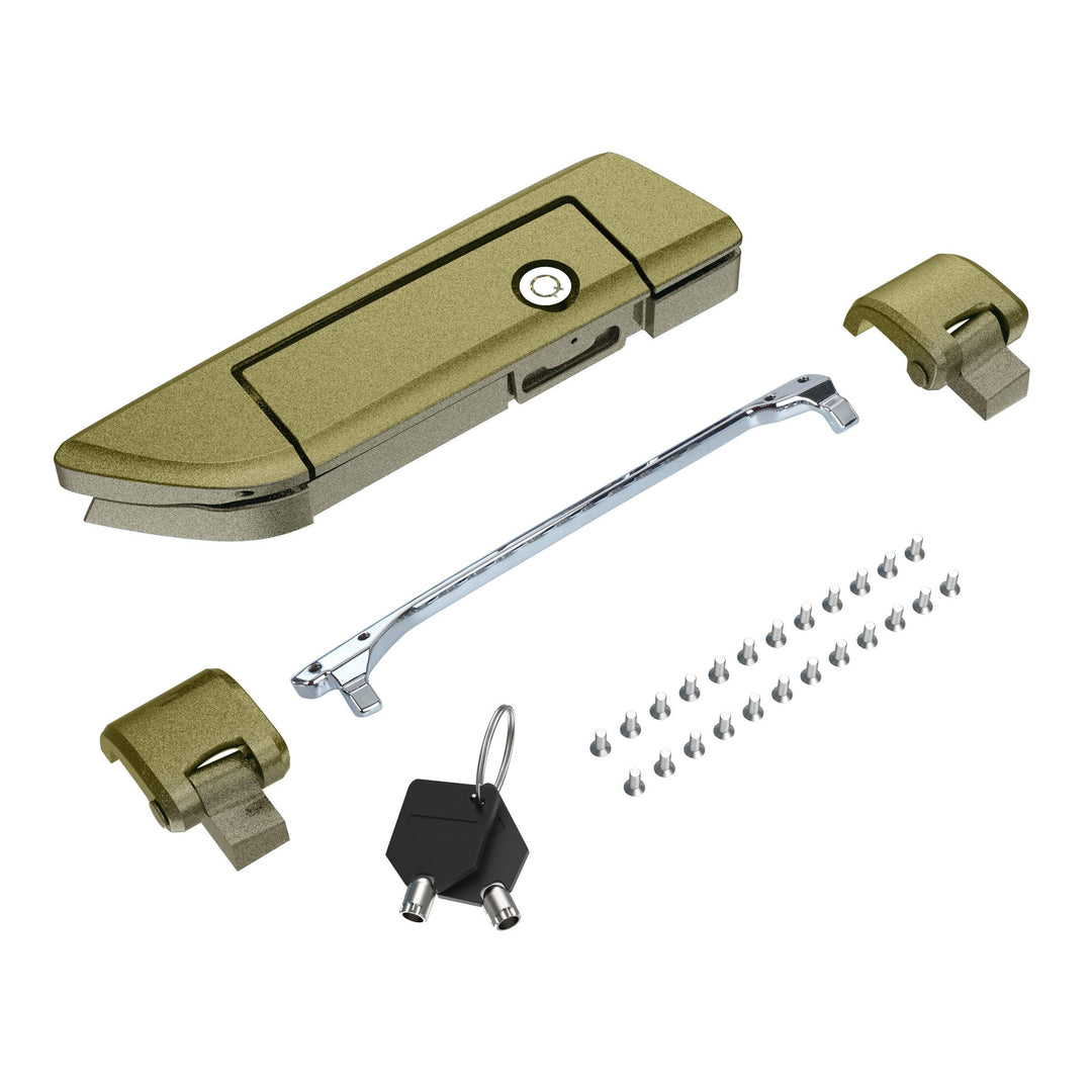 Tour Trunk Pack Latches and Hinges: Color-Matched Kit for Mocardine, Razor, Chopped, and King Tour Trunk Packs