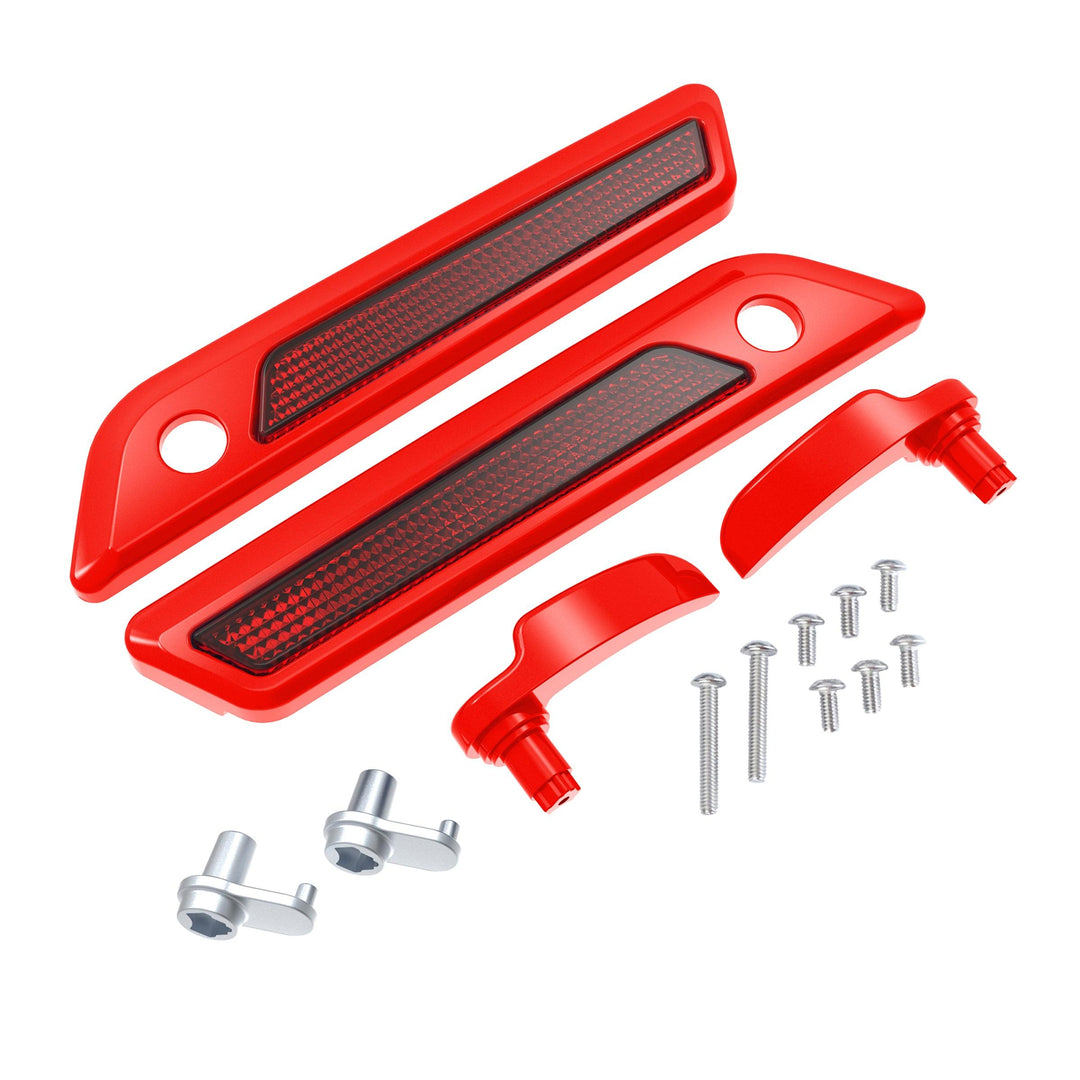 COLOR MATCHED SADDLEBAG LID LEVER & LATCH COVER SET KIT FOR 2014+ HARLEY TOURING