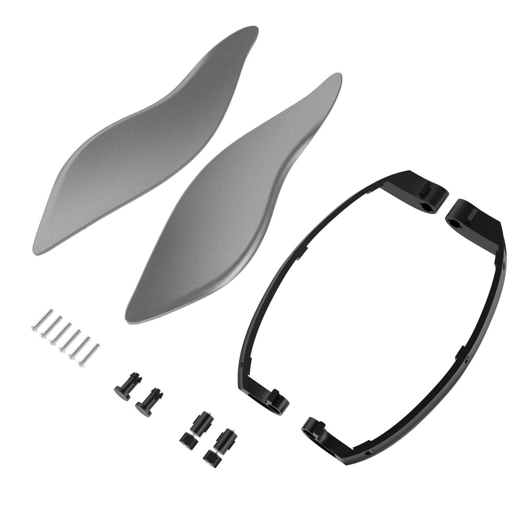 ADJUSTABLE FAIRING AIR DEFLECTORS FOR 2014-2023 HARLEY BATWING