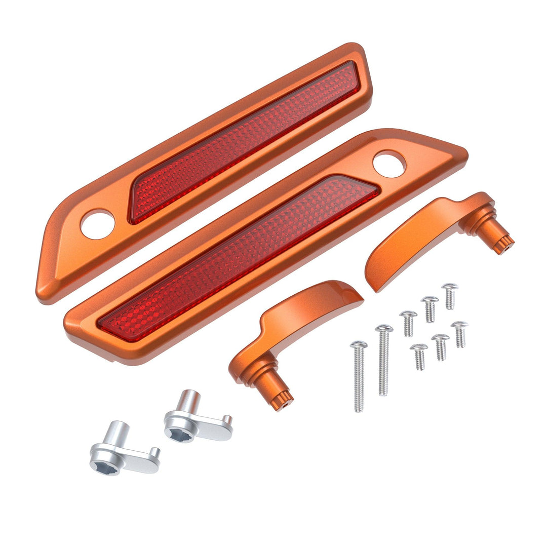 COLOR MATCHED SADDLEBAG LID LEVER & LATCH COVER SET KIT FOR 2014+ HARLEY TOURING - Mocardine