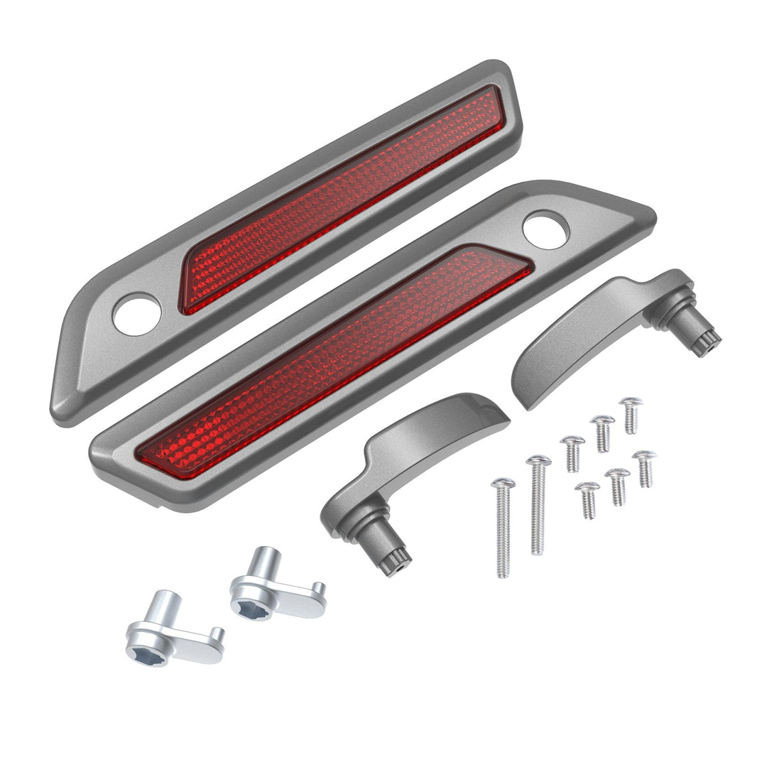 COLOR MATCHED SADDLEBAG LID LEVER & LATCH COVER SET KIT FOR 2014+ HARLEY TOURING - Mocardine