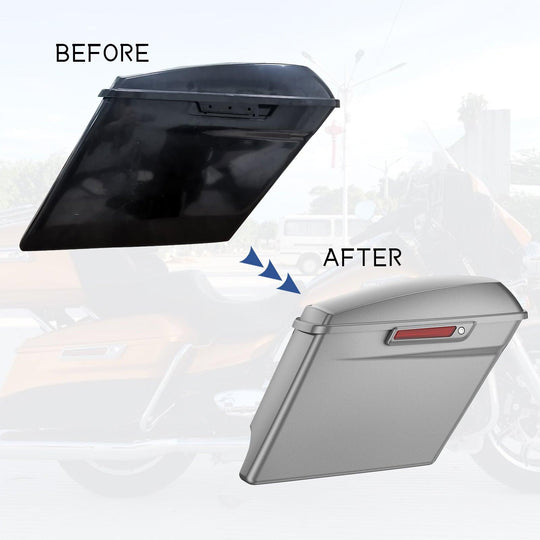 COLOR MATCHED SADDLEBAG LID LEVER & LATCH COVER SET KIT FOR 2014+ HARLEY TOURING - Mocardine