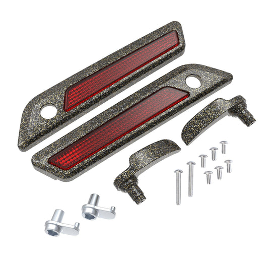 COLOR MATCHED SADDLEBAG LID LEVER & LATCH COVER SET KIT FOR 2014+ HARLEY TOURING - Mocardine