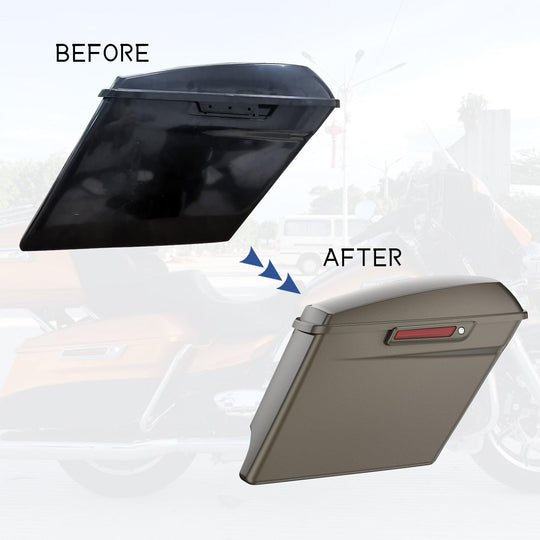 COLOR MATCHED SADDLEBAG LID LEVER & LATCH COVER SET KIT FOR 2014+ HARLEY TOURING - Mocardine