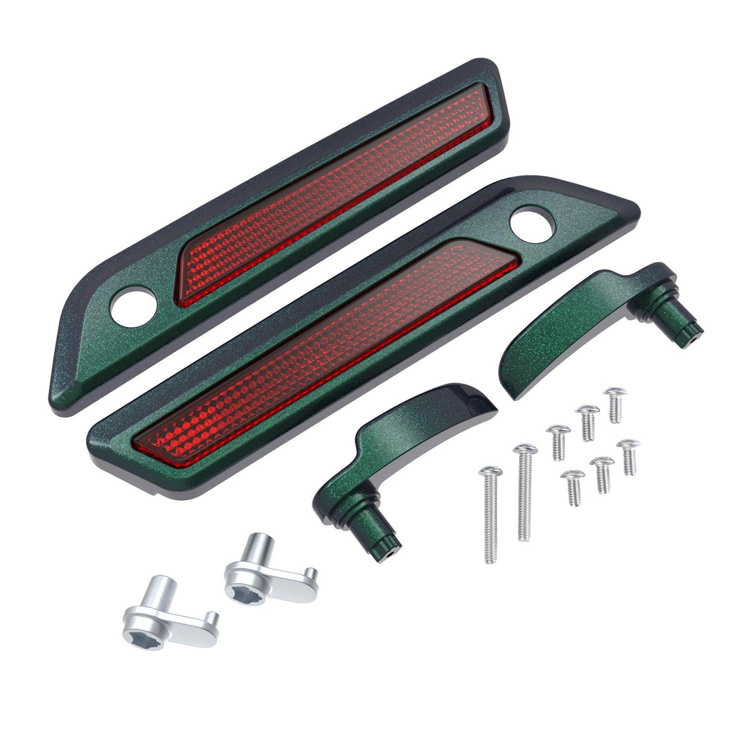 COLOR MATCHED SADDLEBAG LID LEVER & LATCH COVER SET KIT FOR 2014+ HARLEY TOURING - Mocardine