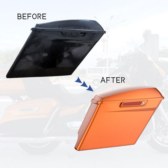 COLOR MATCHED SADDLEBAG LID LEVER & LATCH COVER SET KIT FOR 2014+ HARLEY TOURING - Mocardine