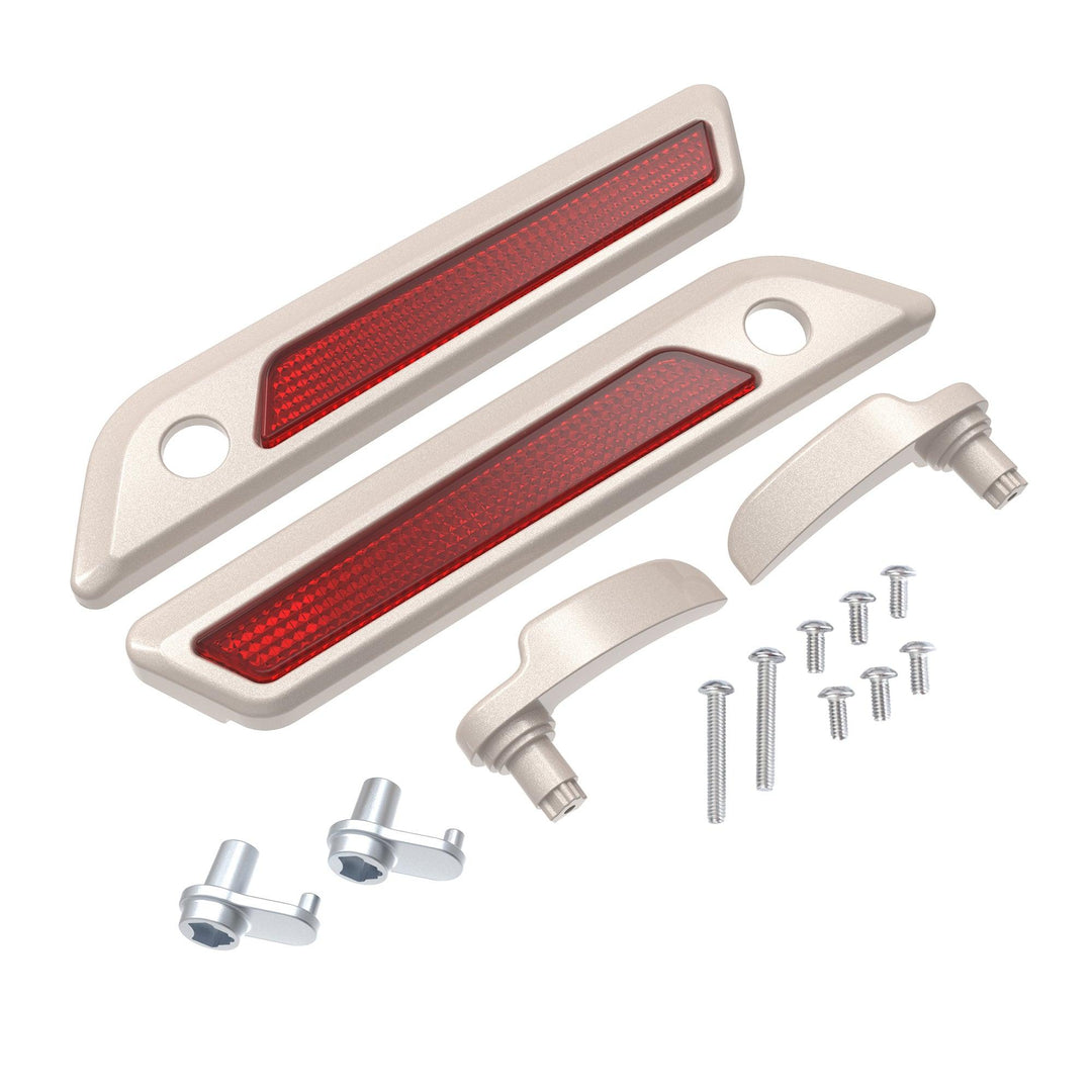 COLOR MATCHED SADDLEBAG LID LEVER & LATCH COVER SET KIT FOR 2014+ HARLEY TOURING - Mocardine