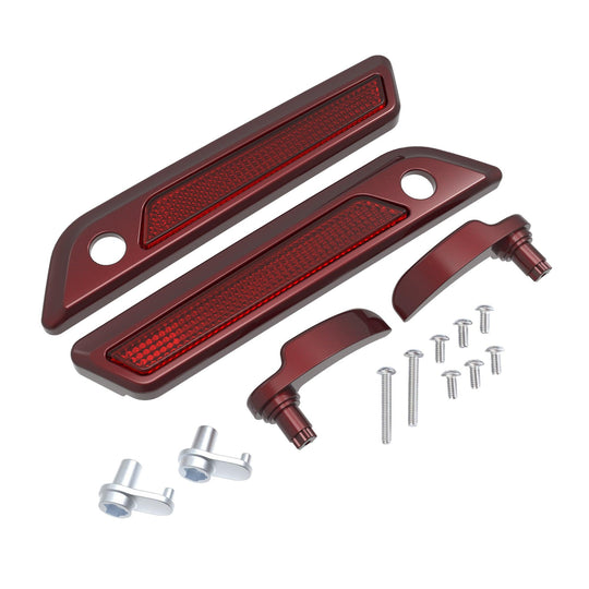 COLOR MATCHED SADDLEBAG LID LEVER & LATCH COVER SET KIT FOR 2014+ HARLEY TOURING - Mocardine