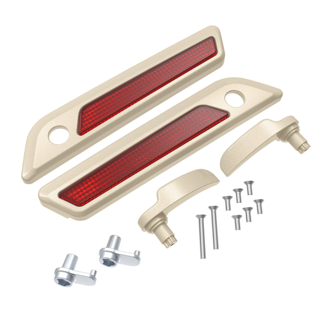 COLOR MATCHED SADDLEBAG LID LEVER & LATCH COVER SET KIT FOR 2014+ HARLEY TOURING - Mocardine