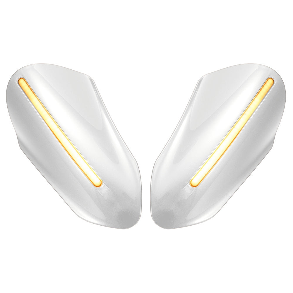 Color Matched hand guard with LED for Harley Touring & Softails