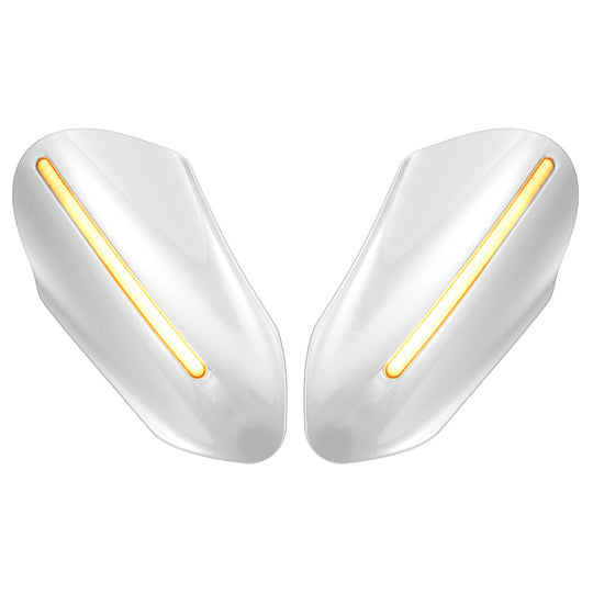 Color Matched hand guard with LED for Harley Touring & Softails