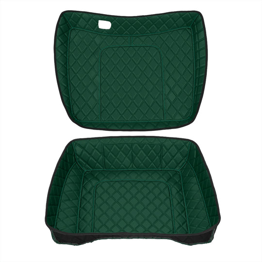 Tour Trunk Pack Organizer, Durable PU Leather Liner with 4 Pockets