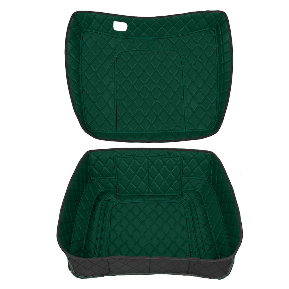 Tour Trunk Pack Organizer, Durable PU Leather Liner with 4 Pockets