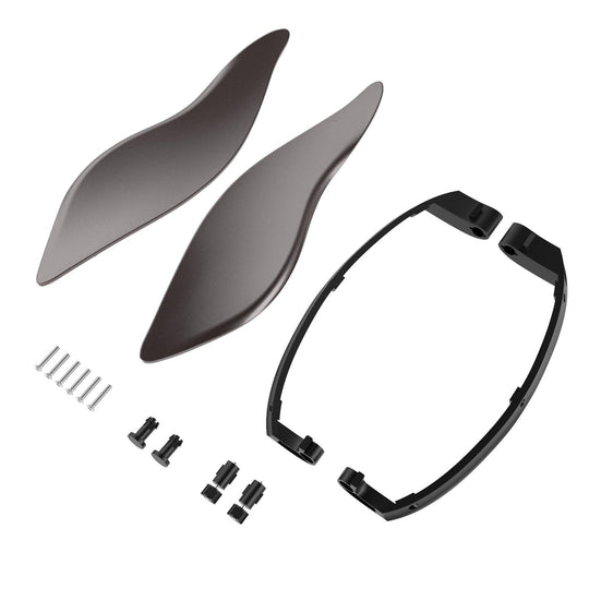 ADJUSTABLE FAIRING AIR DEFLECTORS FOR 2014-2023 HARLEY BATWING