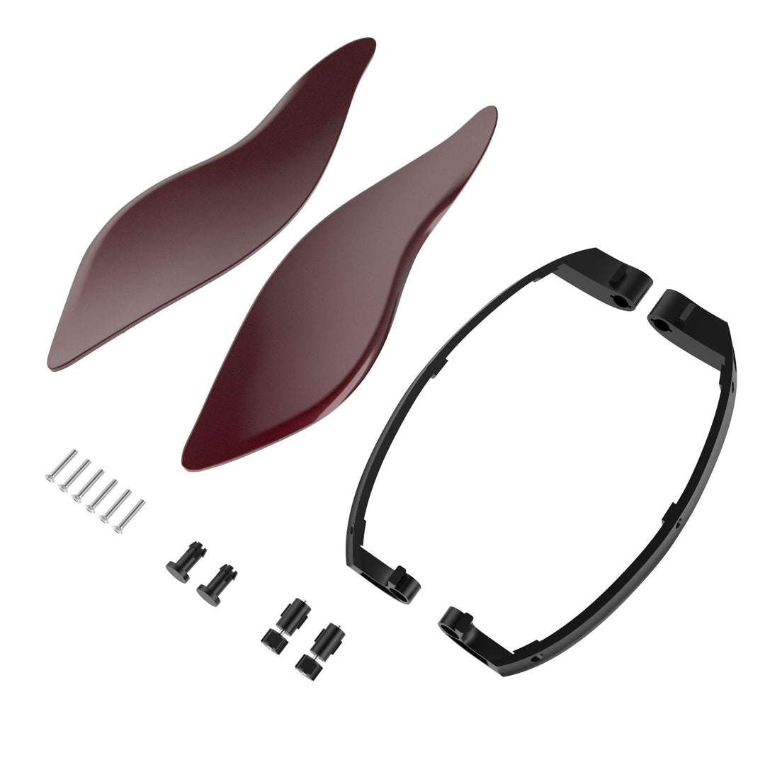 ADJUSTABLE FAIRING AIR DEFLECTORS FOR 2014-2023 HARLEY BATWING