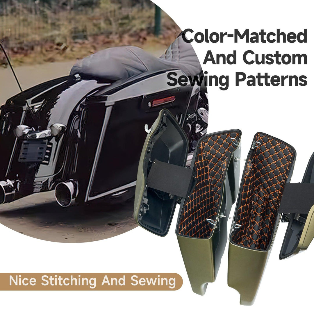Saddlebag Liners Carpet Insert Fits for Harley ‘14-’23 - Mocardine