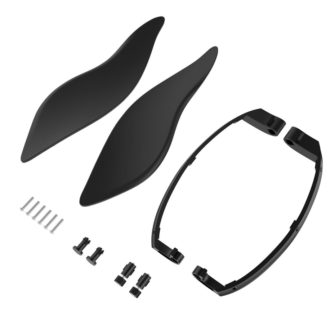 ADJUSTABLE FAIRING AIR DEFLECTORS FOR 2014-2023 HARLEY BATWING