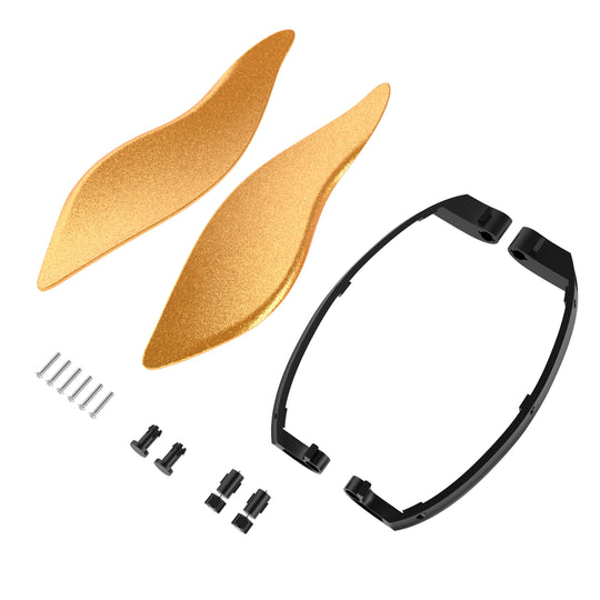 ADJUSTABLE FAIRING AIR DEFLECTORS FOR 2014-2023 HARLEY BATWING