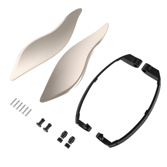 ADJUSTABLE FAIRING AIR DEFLECTORS FOR 2014-2023 HARLEY BATWING