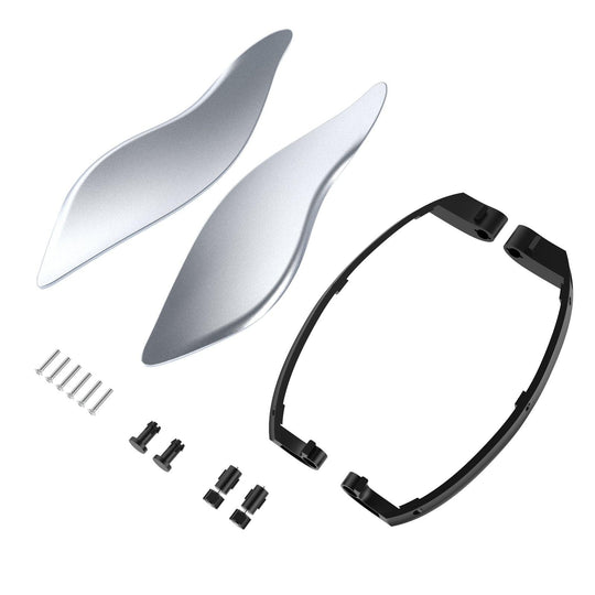 ADJUSTABLE FAIRING AIR DEFLECTORS FOR 2014-2023 HARLEY BATWING