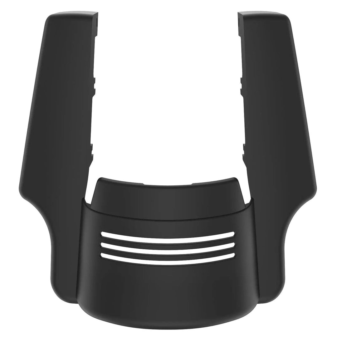 Black Quartz harley davidson stretched rear fender