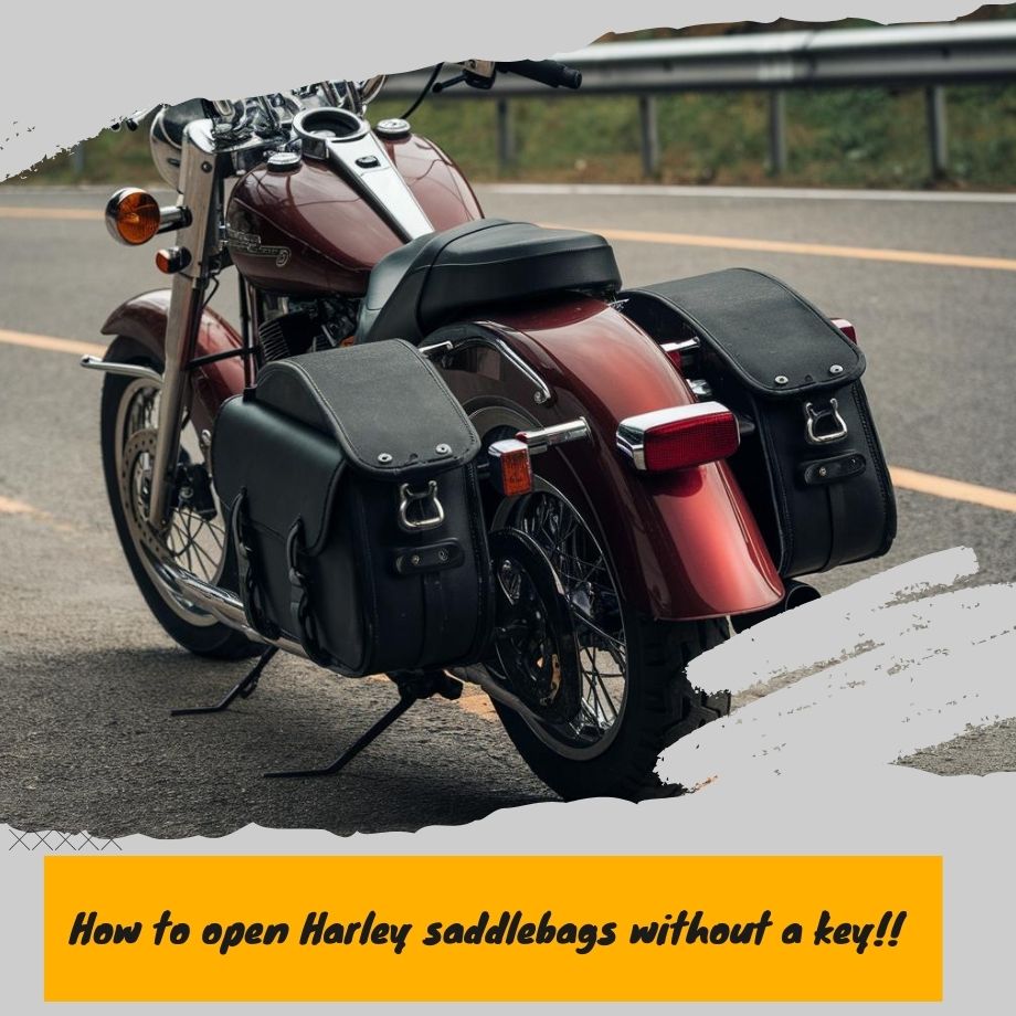 how to open harley saddlebags without a key