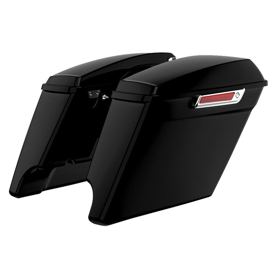 3.93'' STRETCHED SADDLEBAG BOTTOMS WITH LIDS FOR HARLEY DAVIDSON 2014+ TOURING