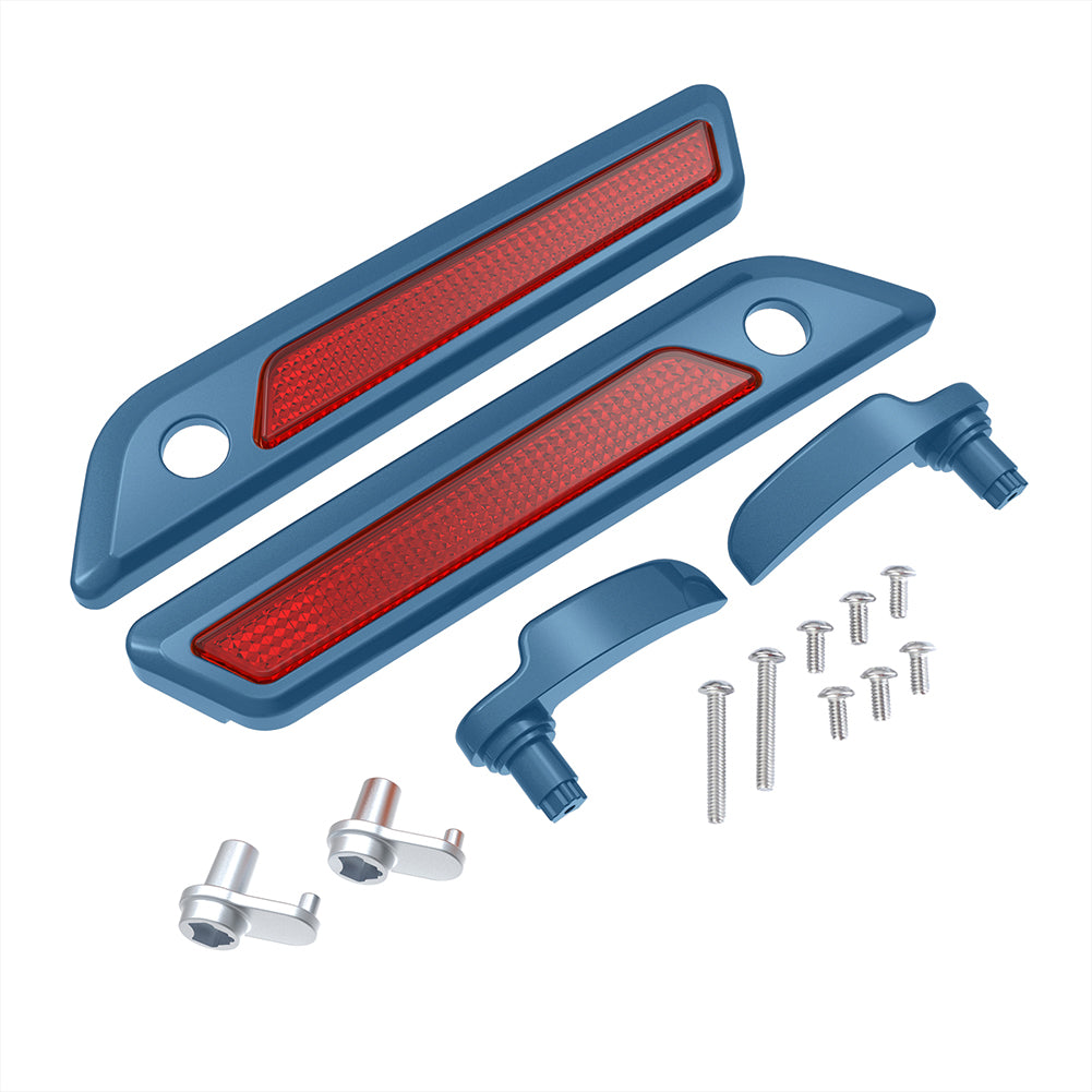 COLOR MATCHED SADDLEBAG LID LEVER & LATCH COVER SET KIT FOR 2014+ HARLEY TOURING