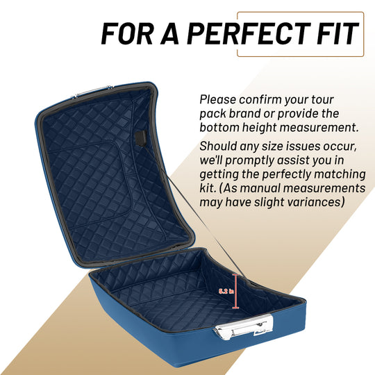 Tour Trunk Pack Organizer, Durable PU Leather Liner with Pockets