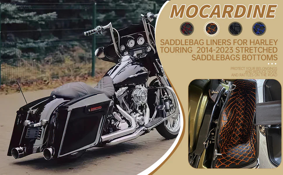 Saddlebag Liners Carpet Insert Fits for Harley 24+