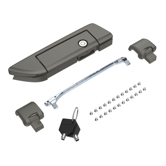 Tour Trunk Pack Latches and Hinges: Color-Matched Kit for Mocardine, Razor, Chopped, and King Tour Trunk Packs