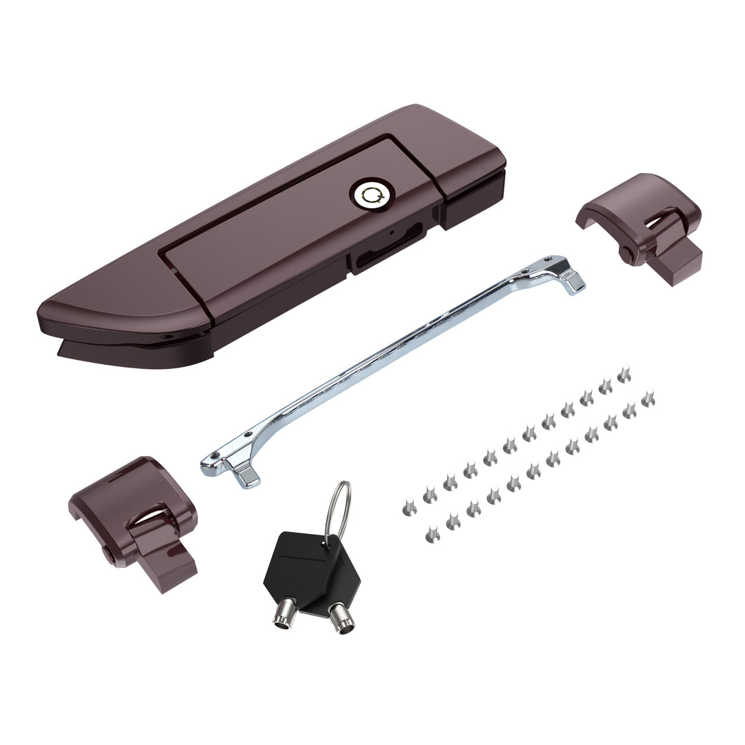 Tour Trunk Pack Latches and Hinges: Color-Matched Kit for Mocardine, Razor, Chopped, and King Tour Trunk Packs
