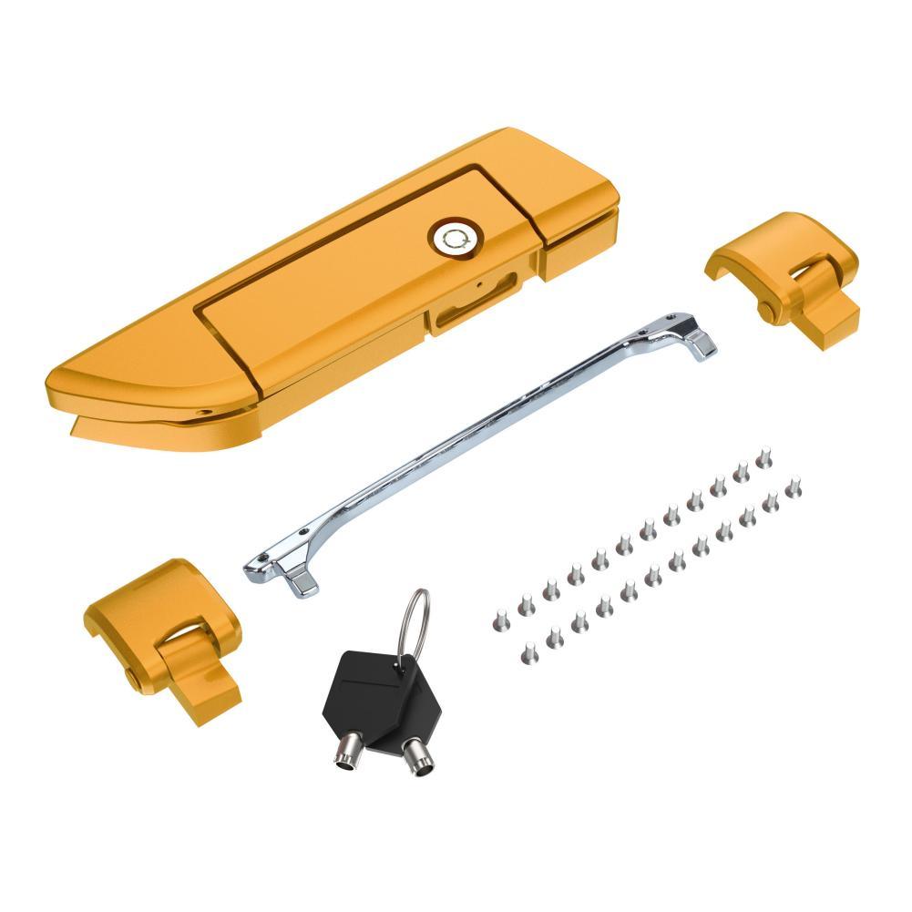 Harley Tour Pack Latches and Hinges: Color-Matched Kit for Mocardine, Razor, Chopped, and King Tour Paks