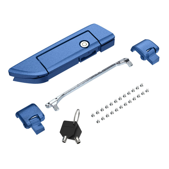 Tour Trunk Pack Latches and Hinges: Color-Matched Kit for Mocardine, Razor, Chopped, and King Tour Trunk Packs