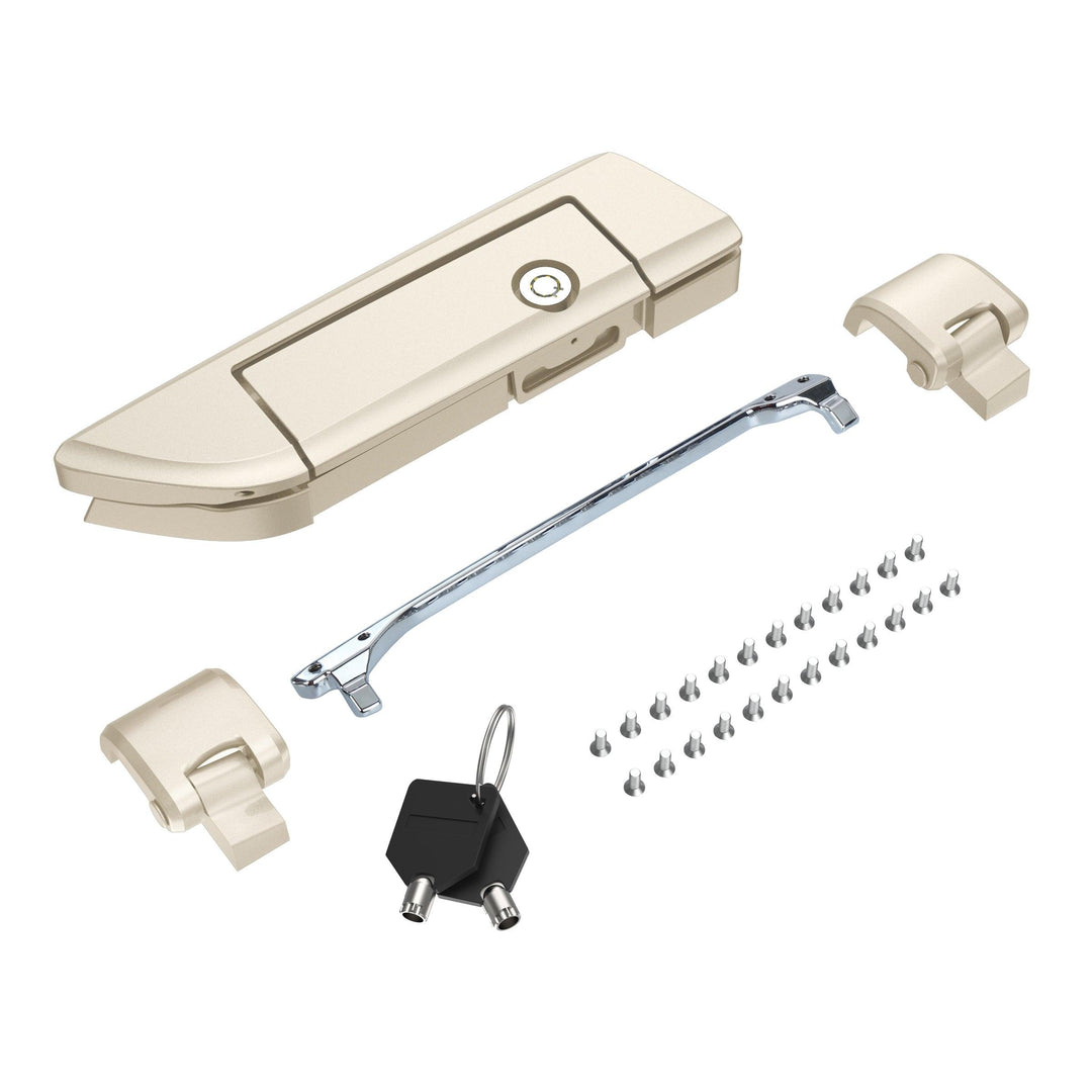 Harley Tour Pack Latches and Hinges: Color-Matched Kit for Mocardine, Razor, Chopped, and King Tour Paks