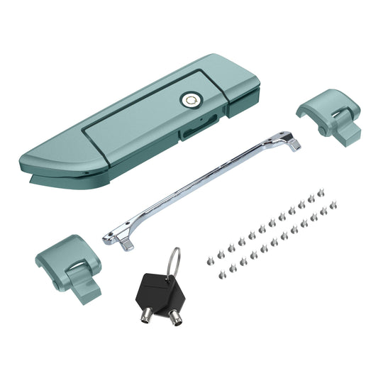 Harley Tour Pack Latches and Hinges: Color-Matched Kit for Mocardine, Razor, Chopped, and King Tour Paks