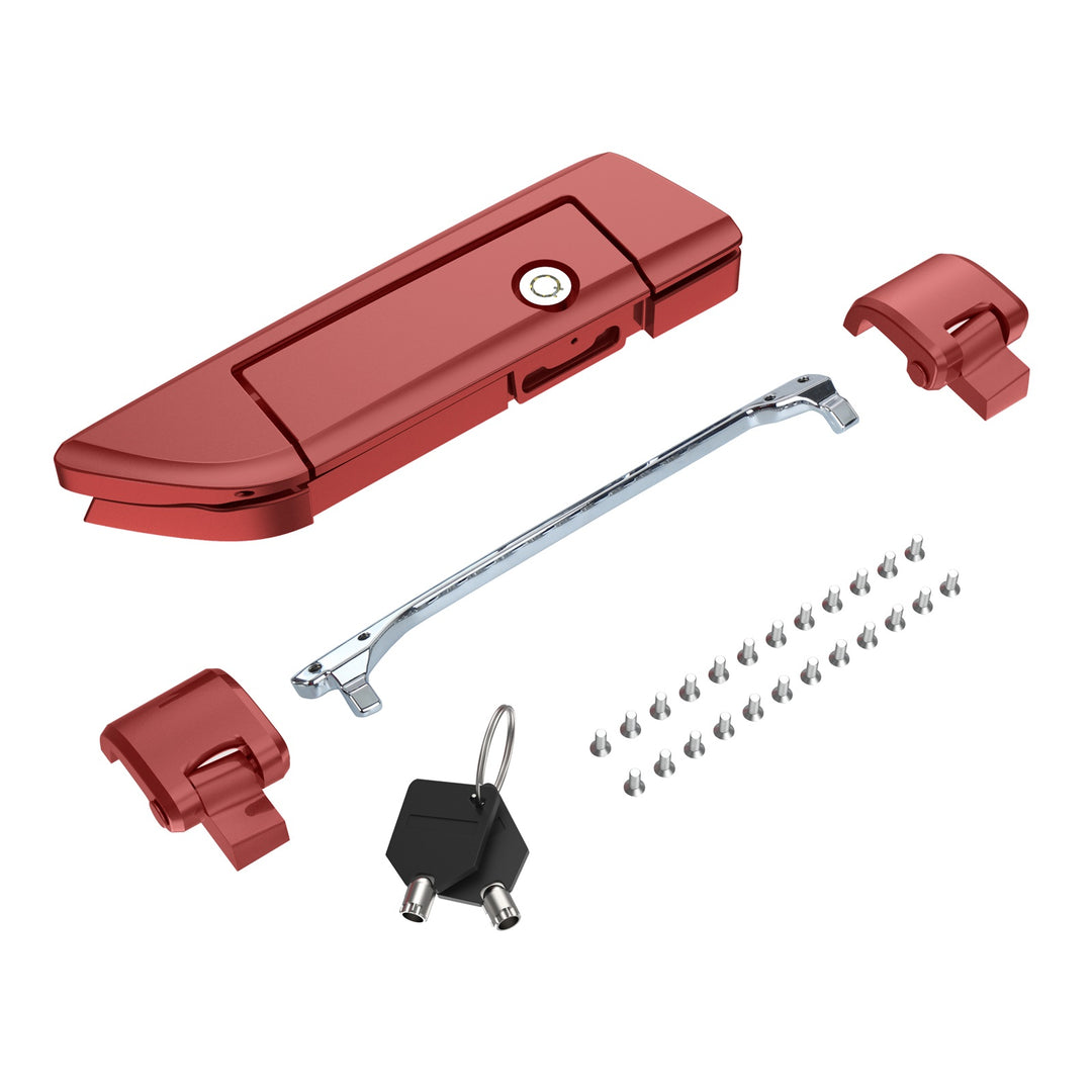 Tour Trunk Pack Latches and Hinges: Color-Matched Kit for Mocardine, Razor, Chopped, and King Tour Trunk Packs