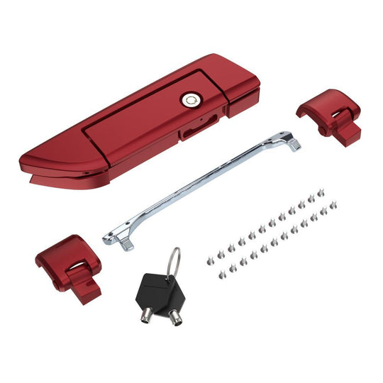 Harley Tour Pack Latches and Hinges: Color-Matched Kit for Mocardine, Razor, Chopped, and King Tour Paks