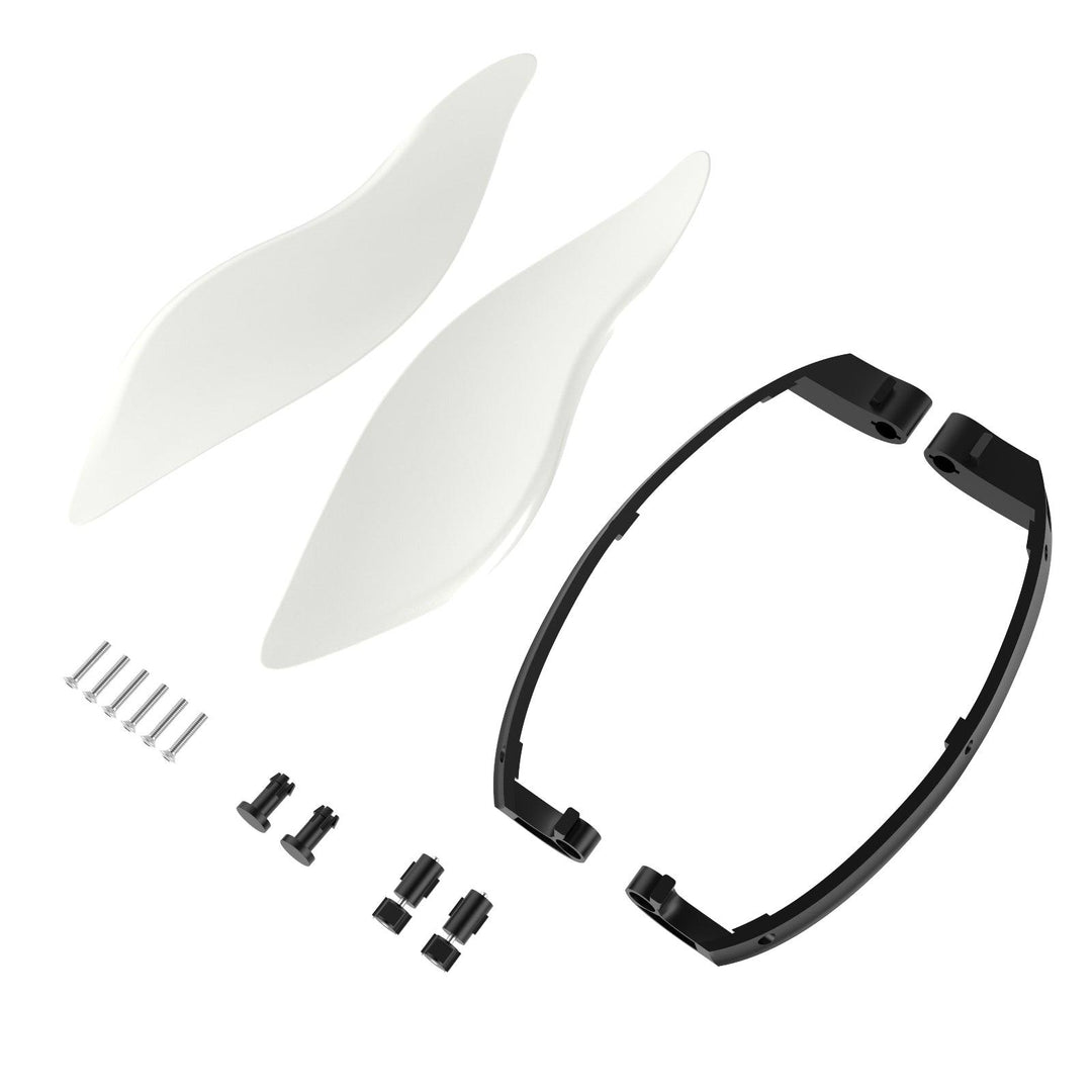 ADJUSTABLE FAIRING AIR DEFLECTORS FOR 2014+ HARLEY BATWING