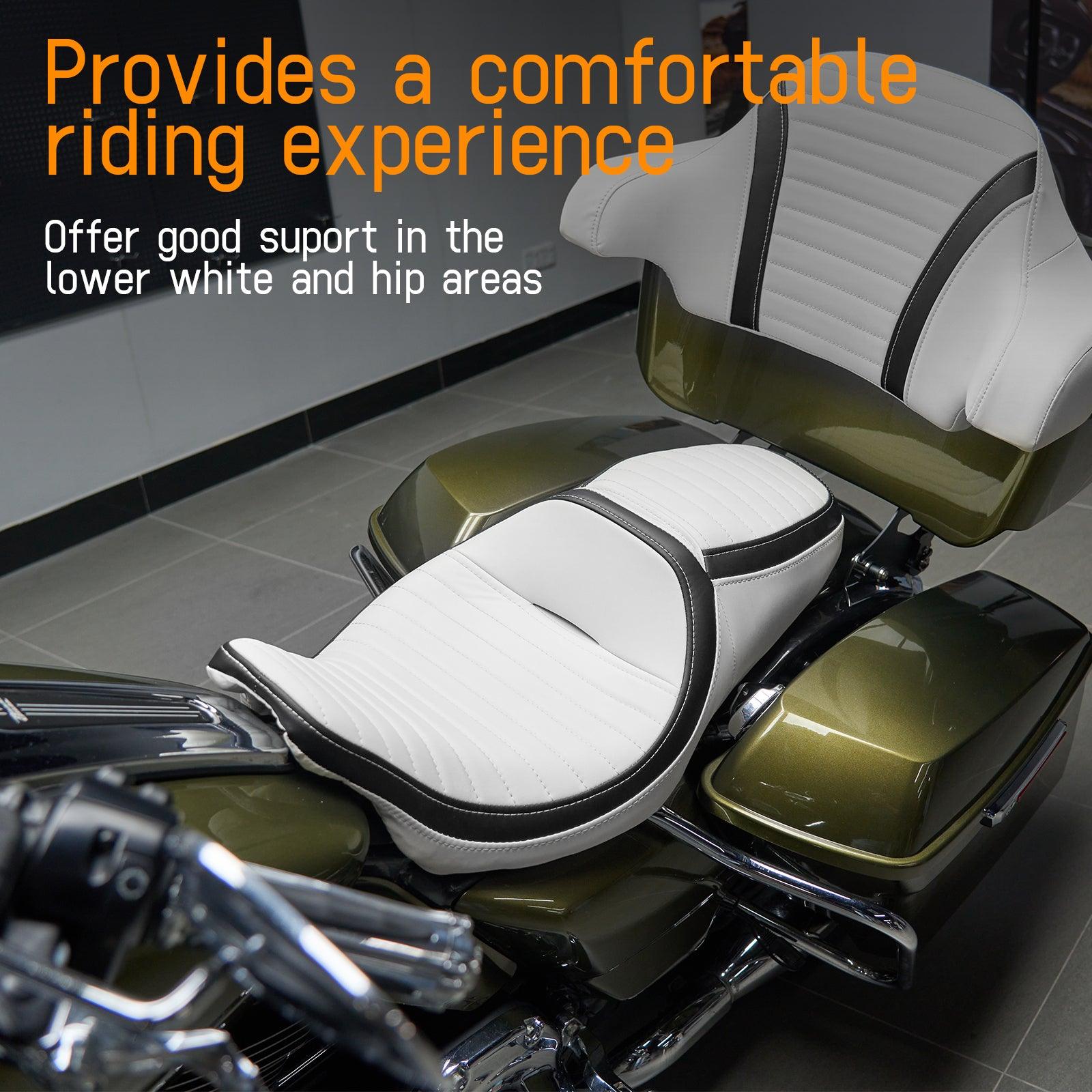 2-Up One-Piece Passenger Seat Fit for Touring and Tri Glide Models