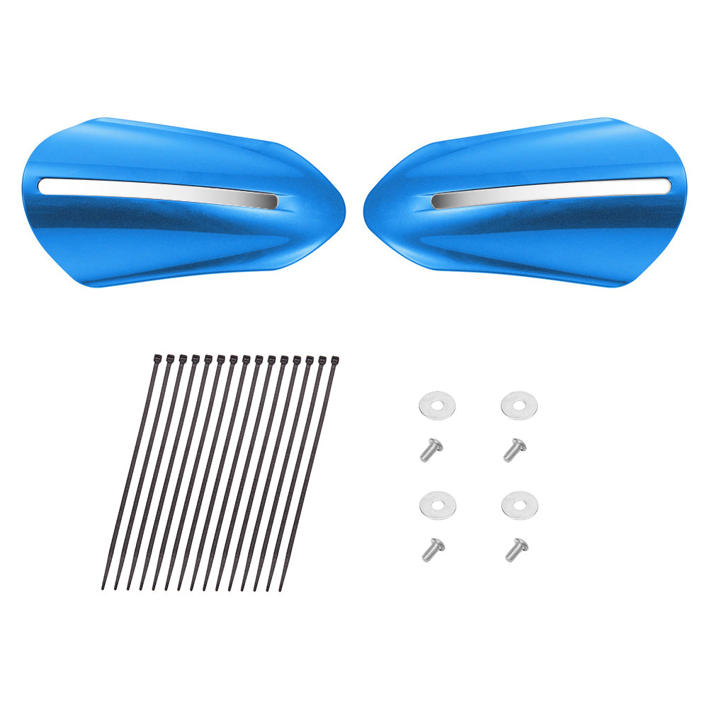 Color Matched hand guard with LED for Harley Touring & Softails